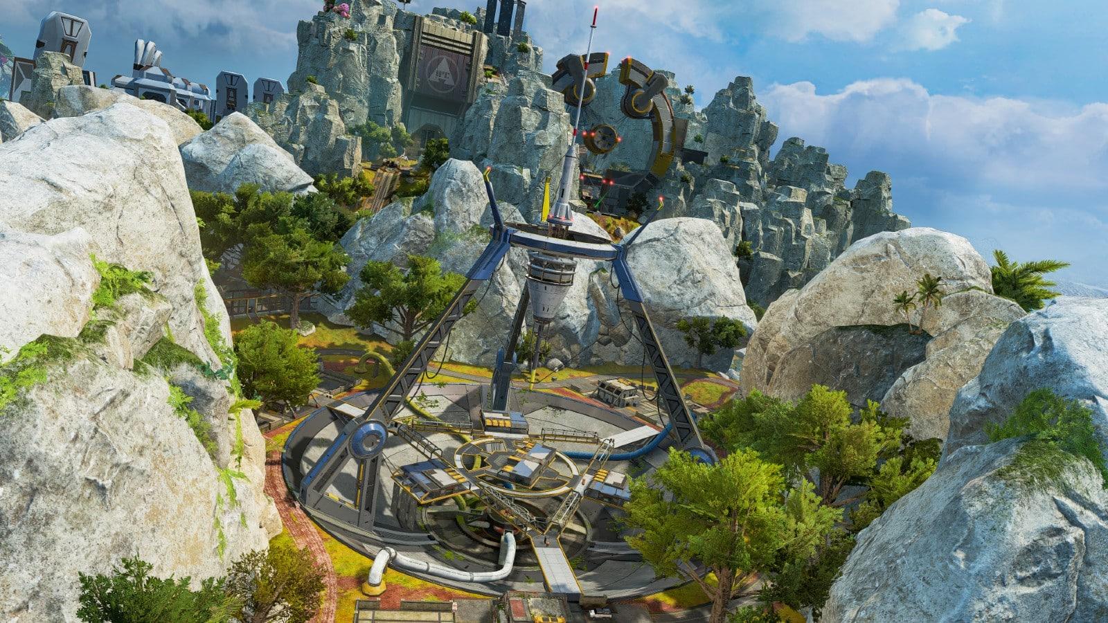 Apex Legends Storm Point map