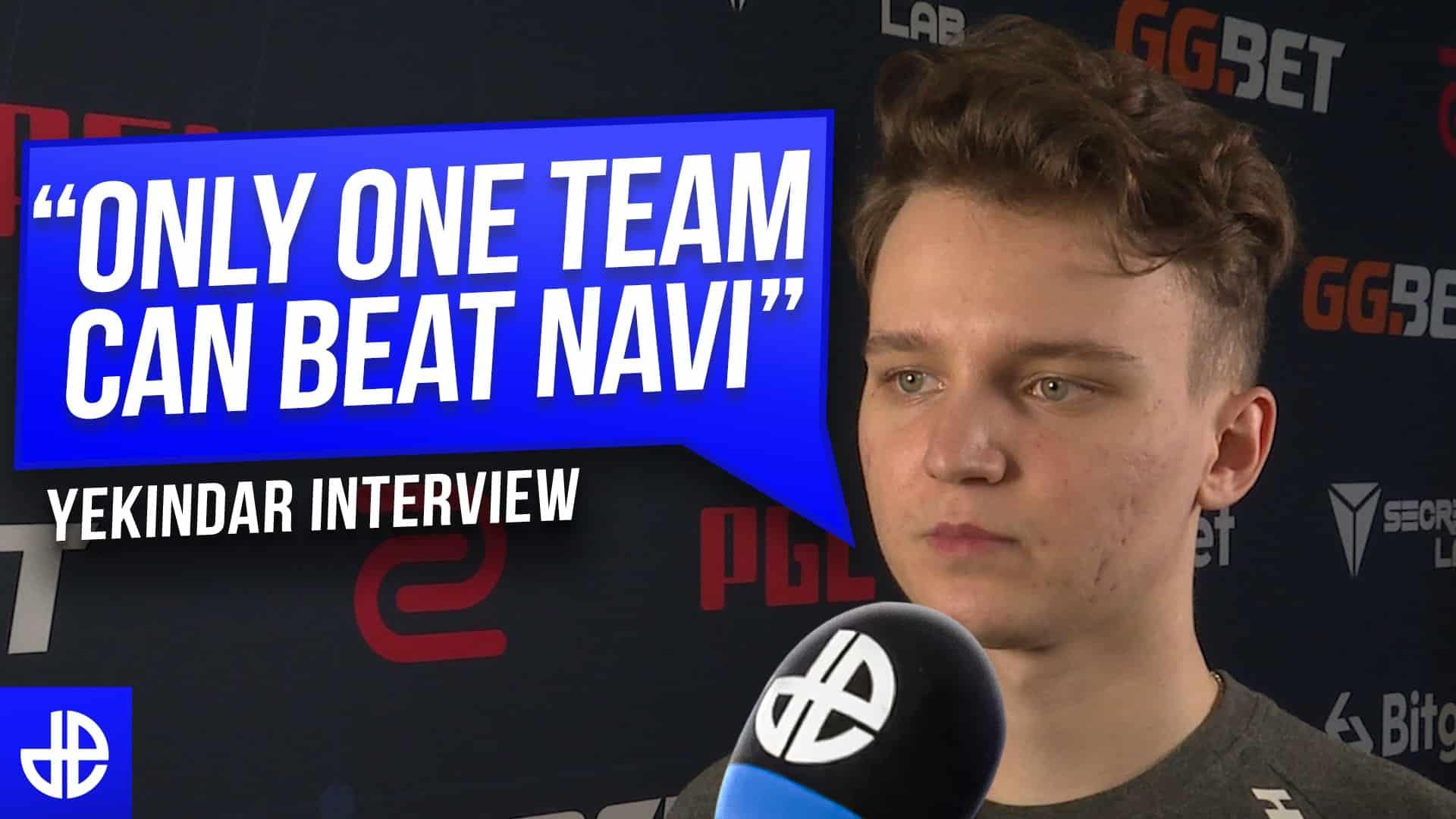 YEKINDAR interview at PGL Stockholm CS:GO Major