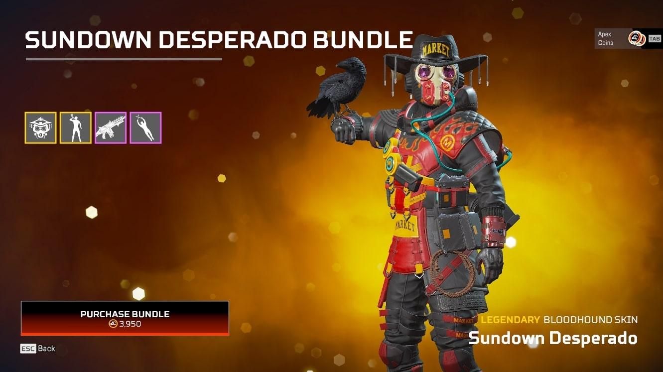 sundown desperado bundle apex