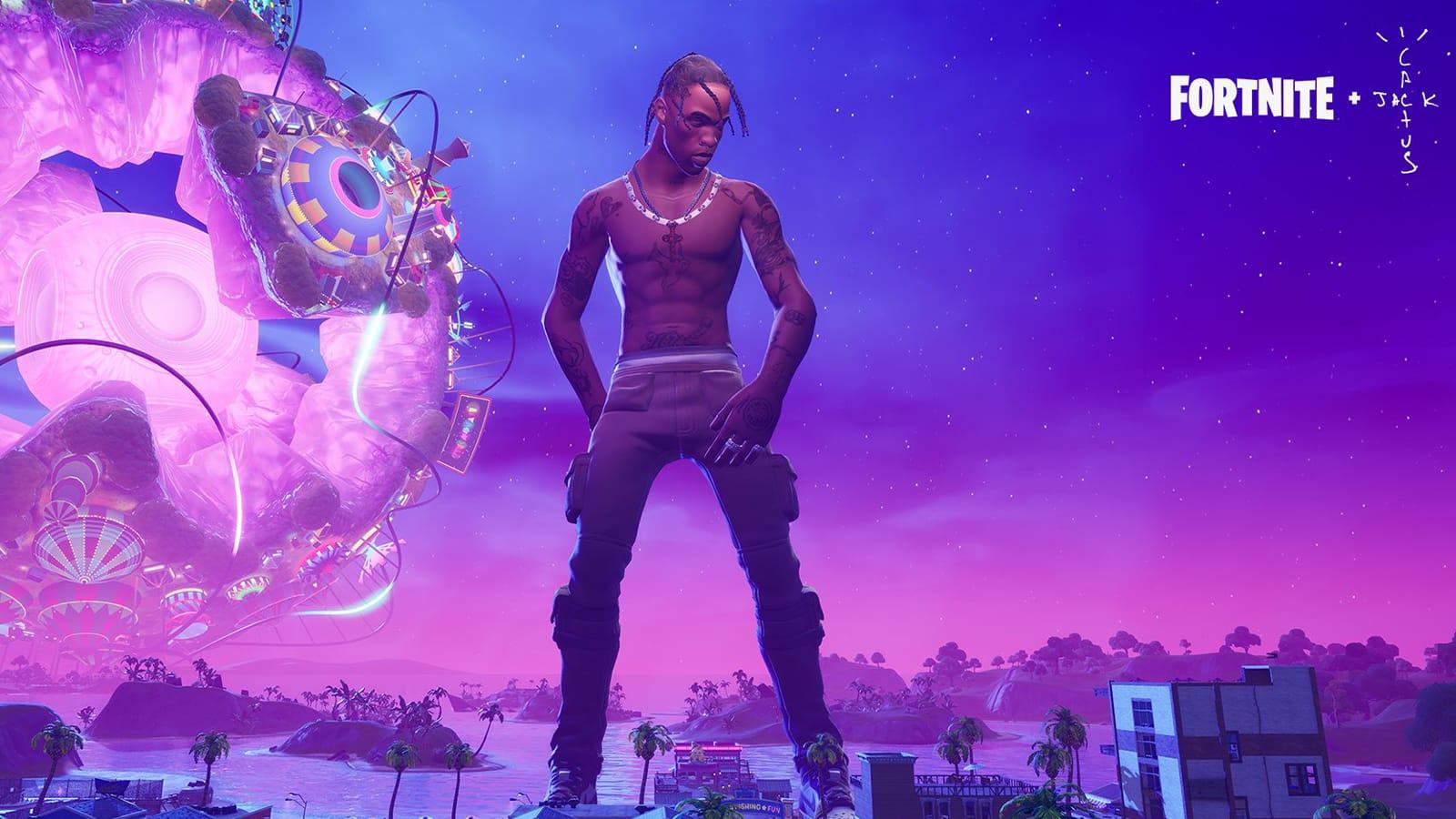 travis scott fortnite astronomical out west emote