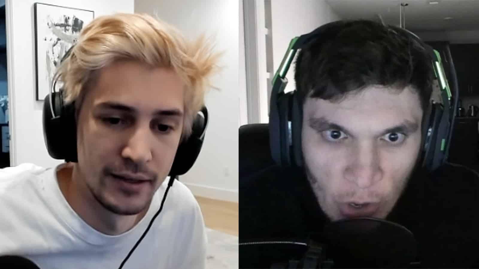 xqc and trainwrecks twitch streamers