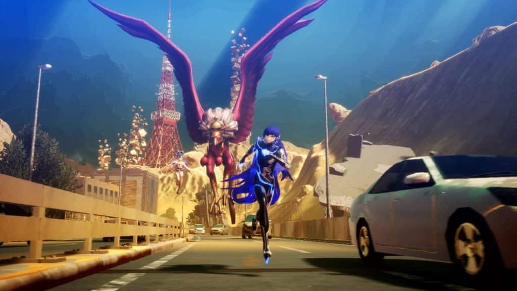 Shin Megami Tensei 5 screenshot showing open world exploration