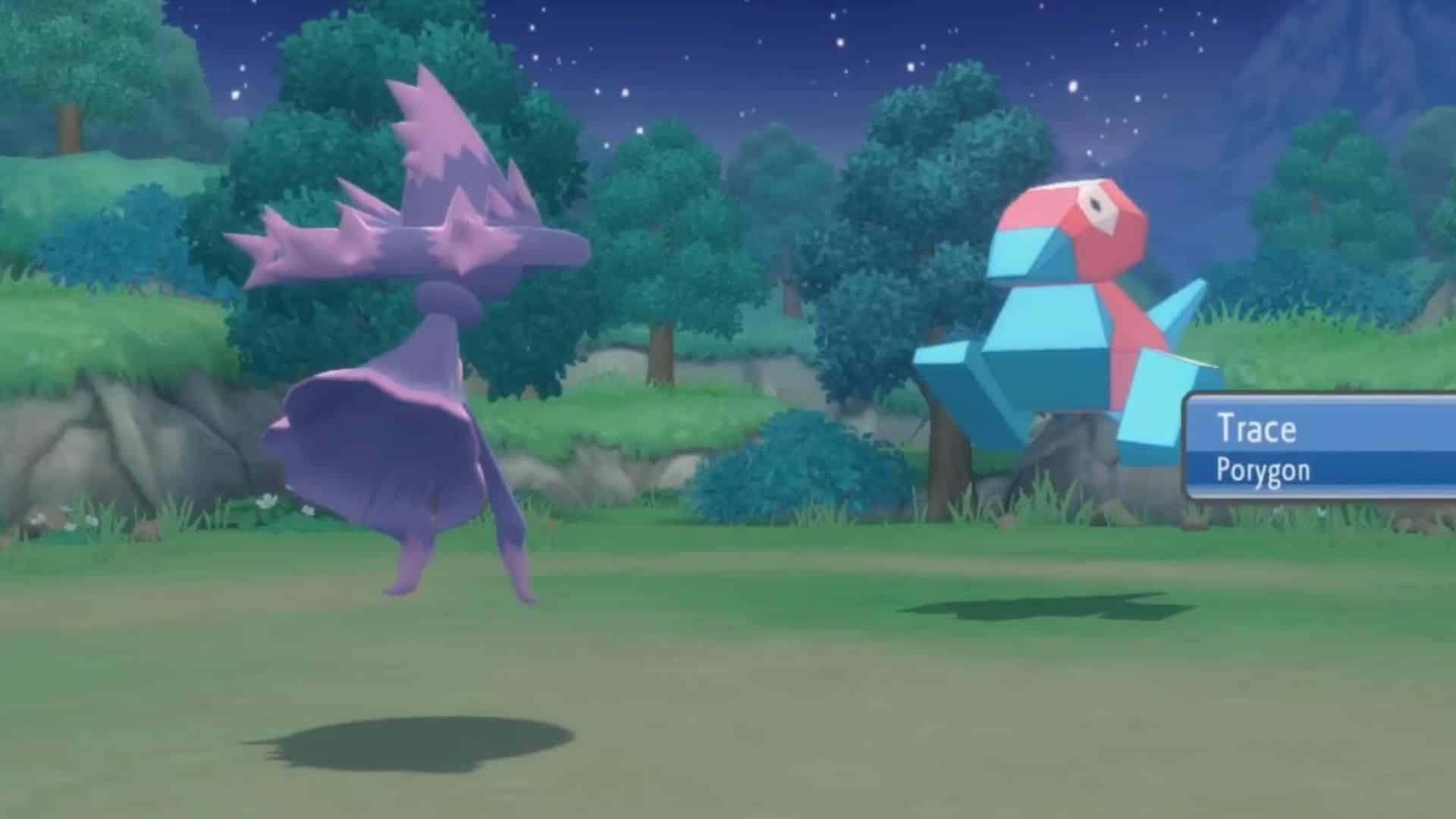 porygon in pokemon brilliant diamond shining pearl