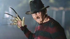 freddy krueger smiling in nightmare on elm street