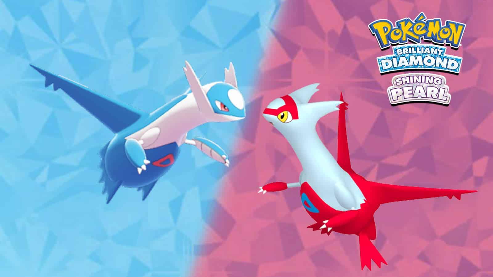 latios and latias in pokemon bdsp