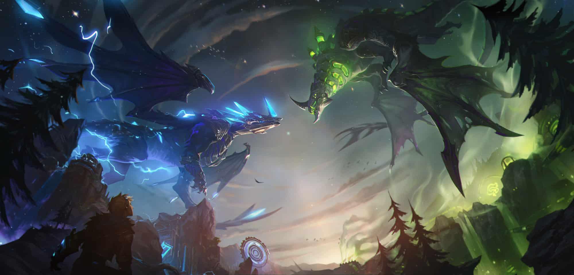 League of Legends dragons.