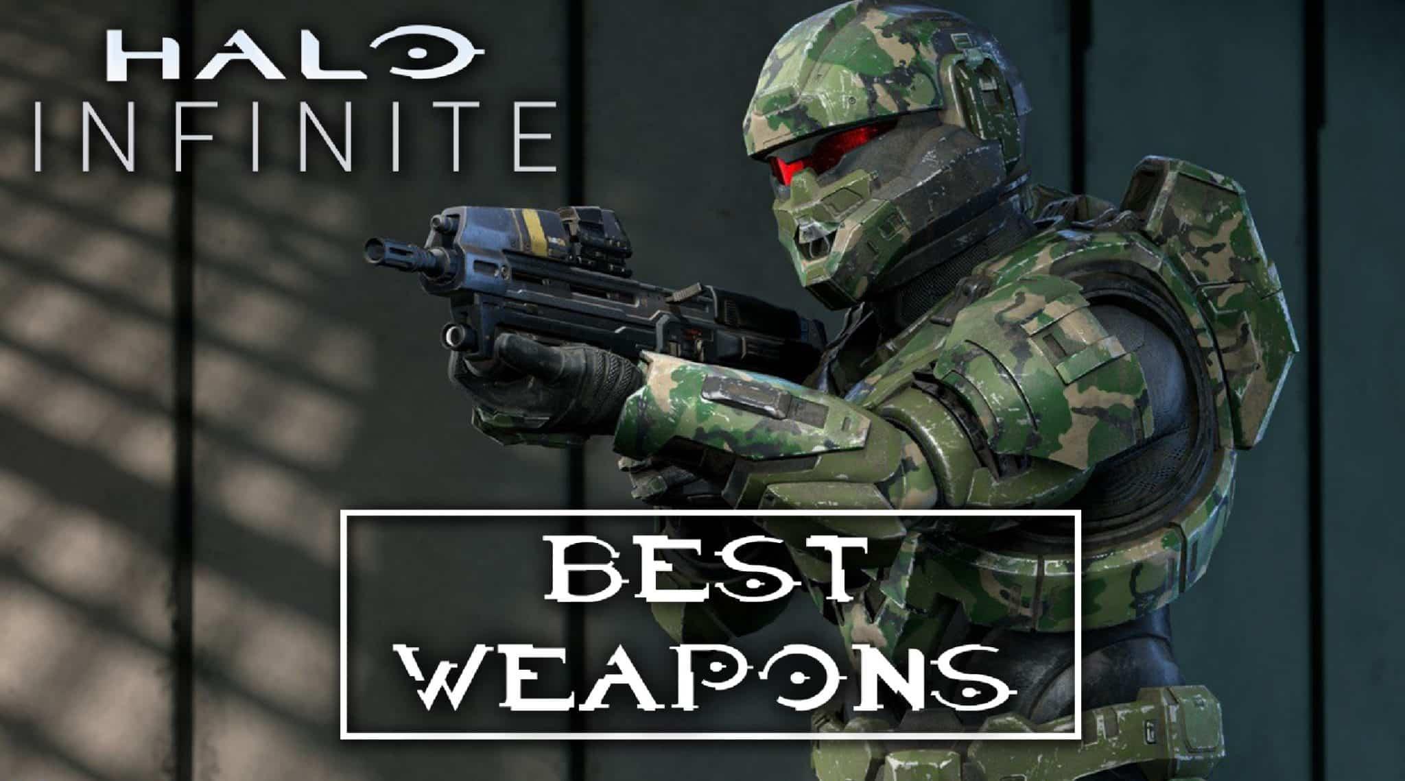 Halo Infinite best weapons graphic