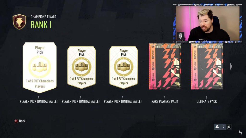 Rank 1 rewards