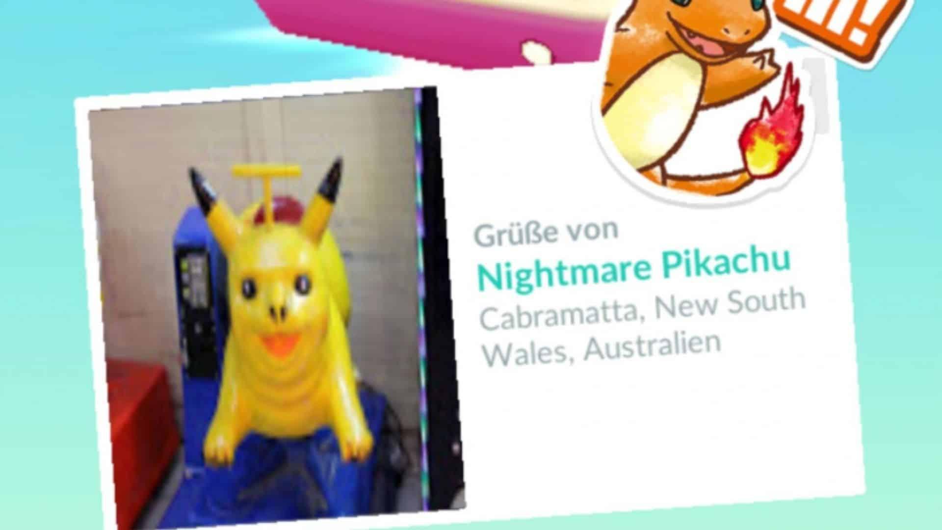 nightmare pikachu in pokemon go