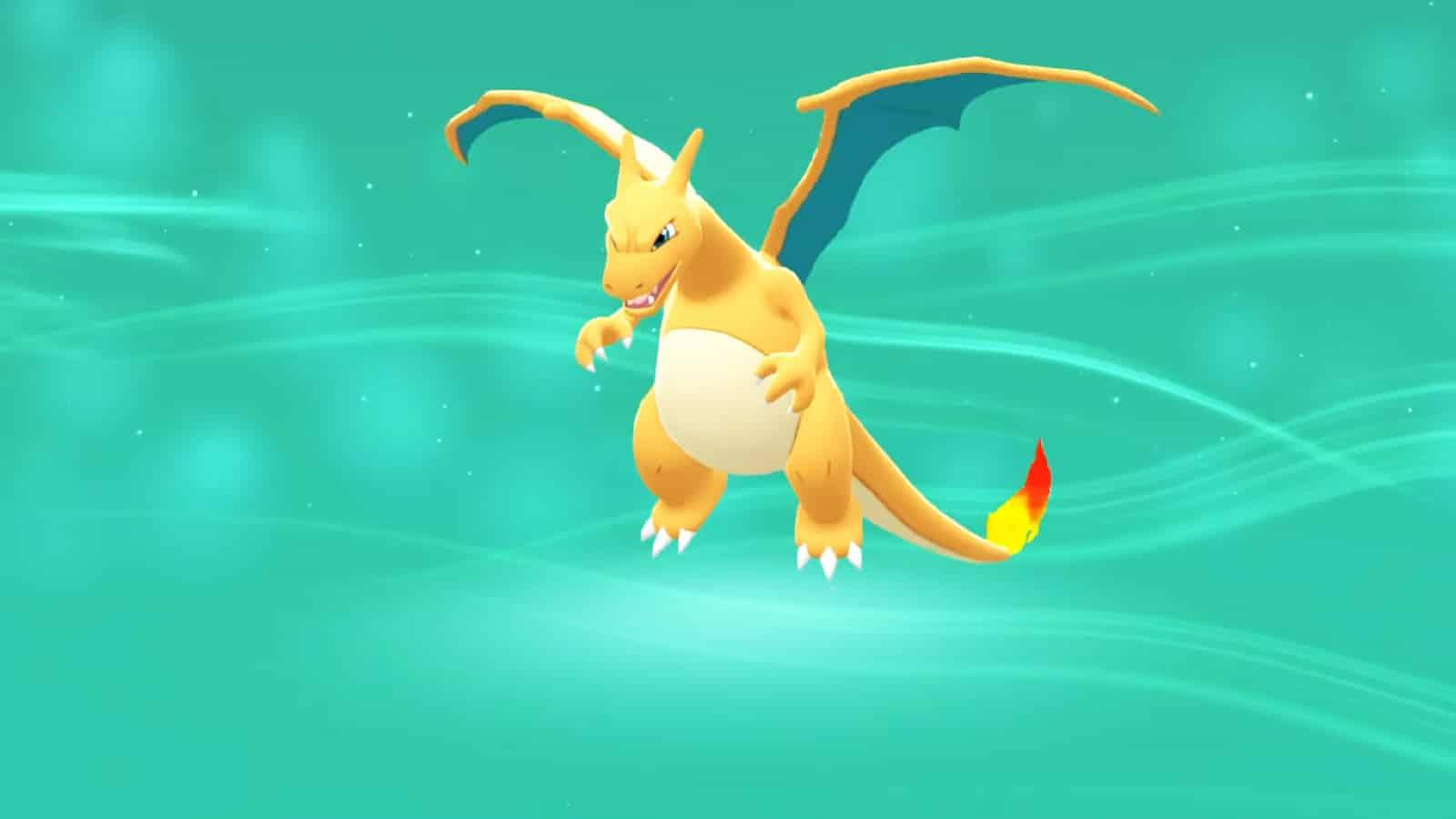 Pokemon Brilliant Diamond & Shining Pearl Charizard evolution sequence screenshot