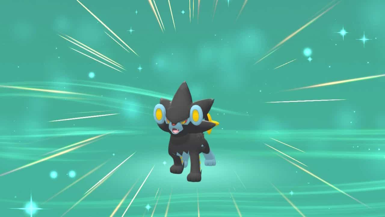 Pokemon Brilliant Diamond & Shining Pearl Luxray evolution sequence screenshot