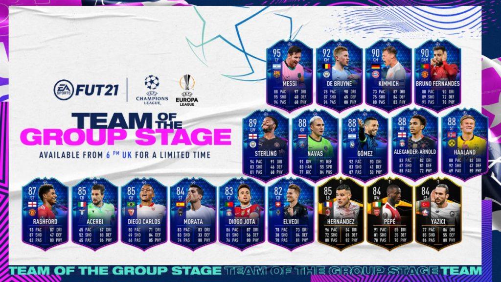 FIFA 21 Team of the Group Stage