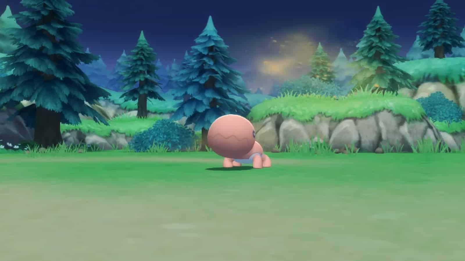 Pokemon Brilliant Diamond & Shining Pearl Trapinch battle screenshot