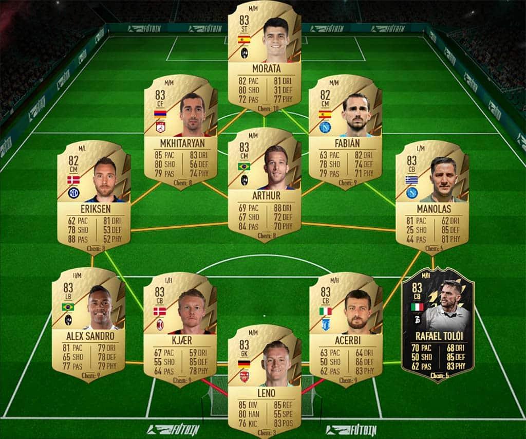 L'Invincible Vieira SBC solution