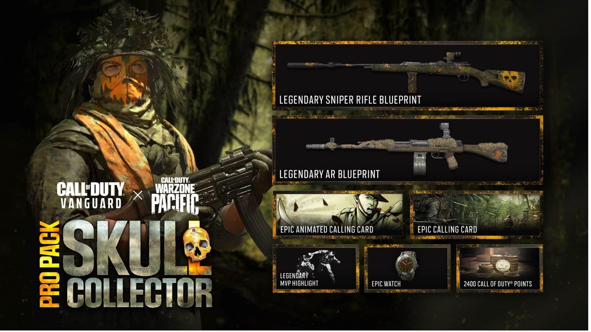 Warzone Skull Collector Pack bundle