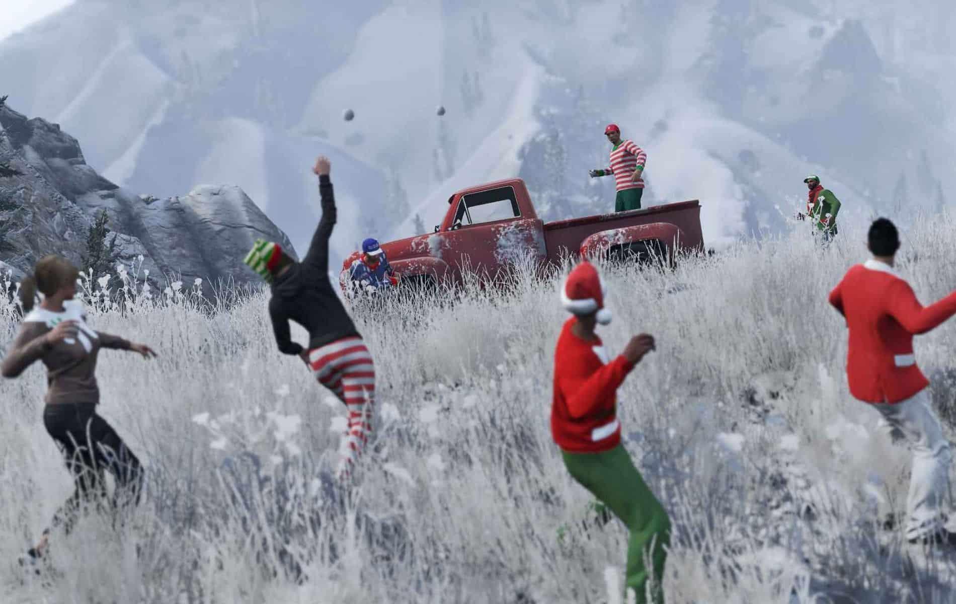 gta online snow