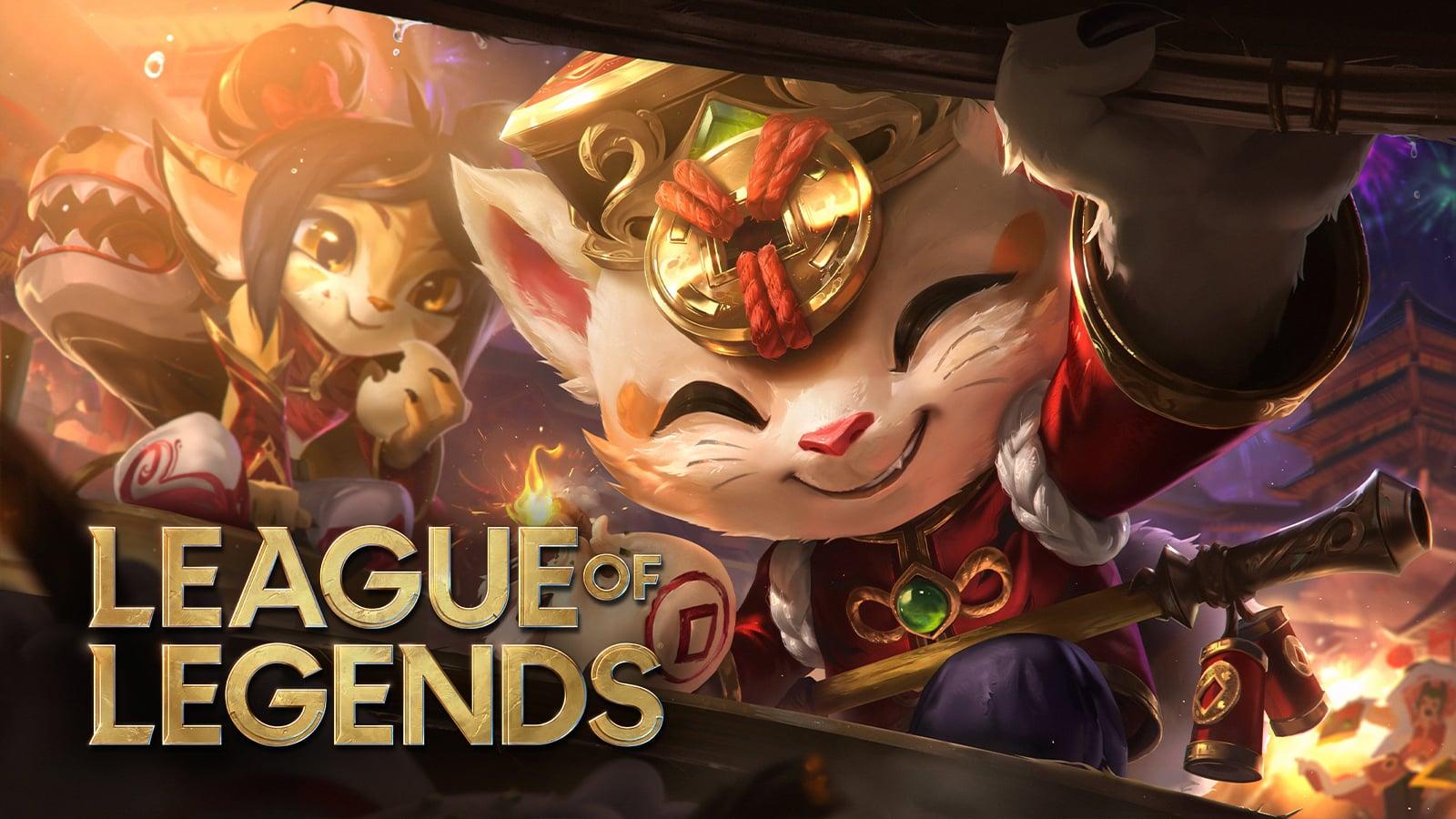 Firecracker Teemo and Tristana in League of Legends Lunar Revel 2022 event