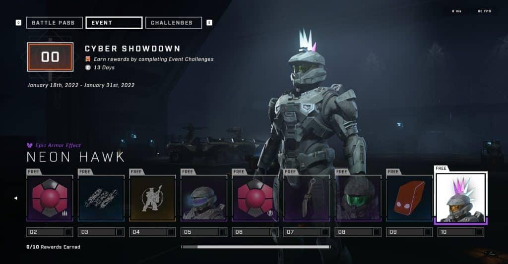 Halo Infinite Cyber Showdown store