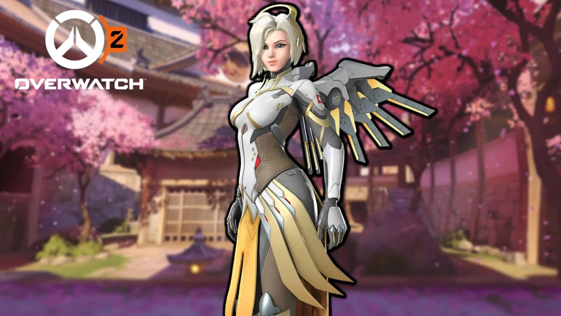 Overwatch 2 Mercy in Hanamura