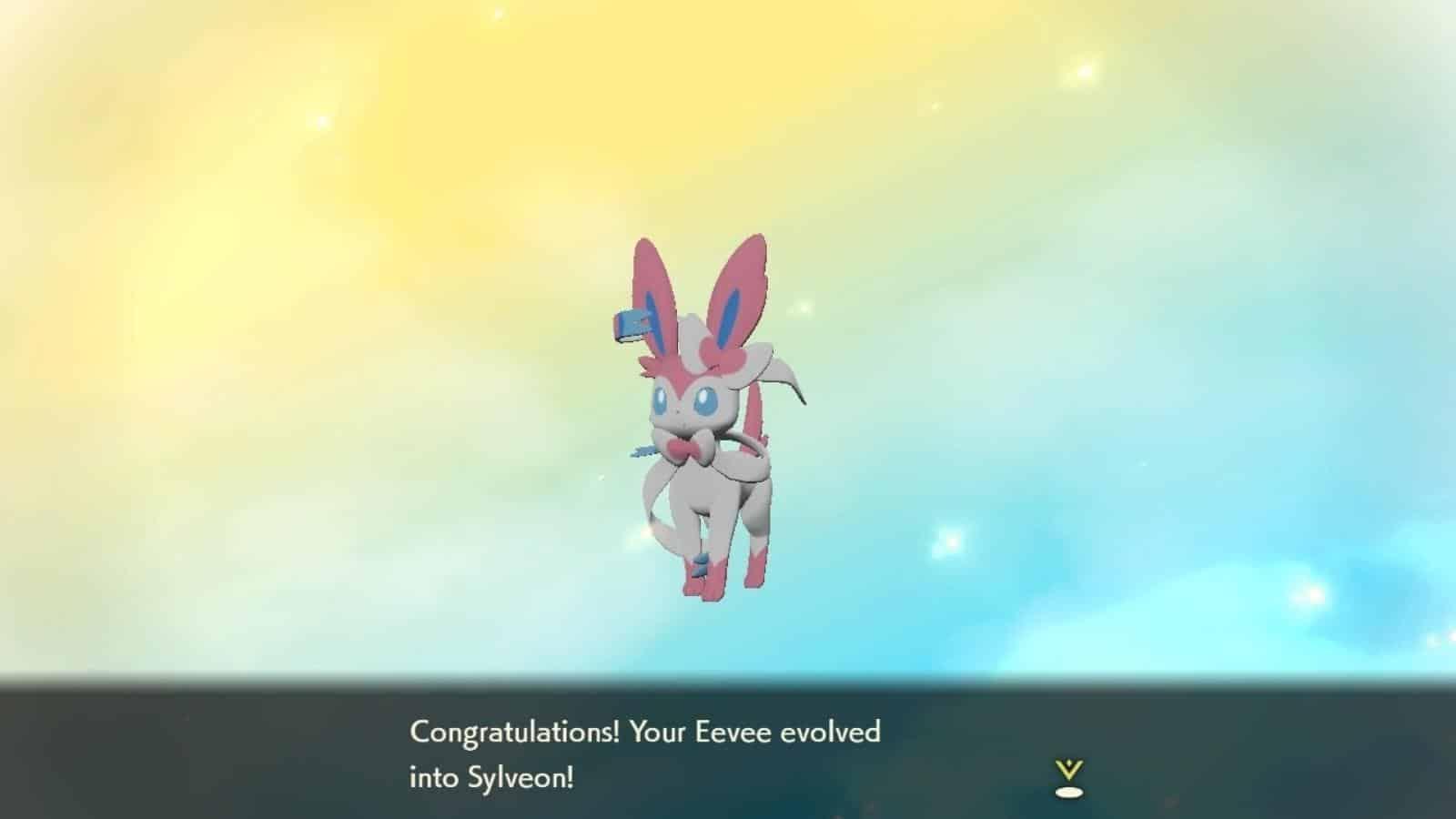 evolving sylveon in pokemon legends arceus