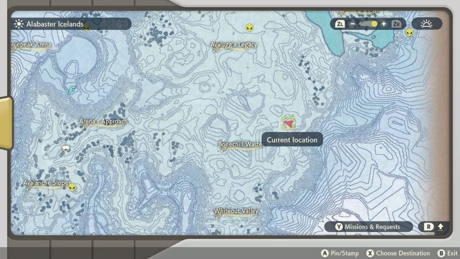 Hisuian Zorua map location in Pokemon legends Arceus