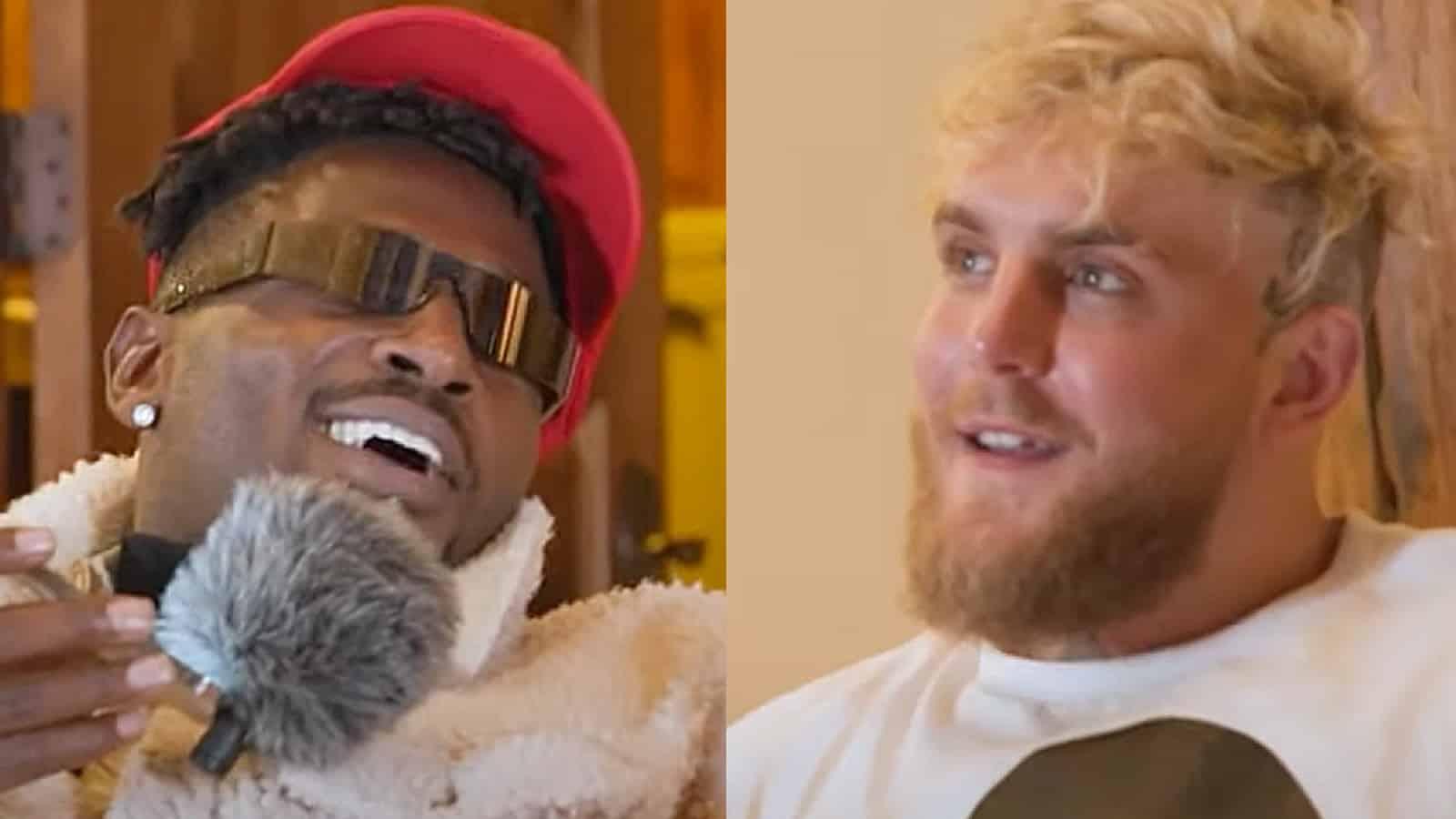 Antonio Brown and Jake Paul