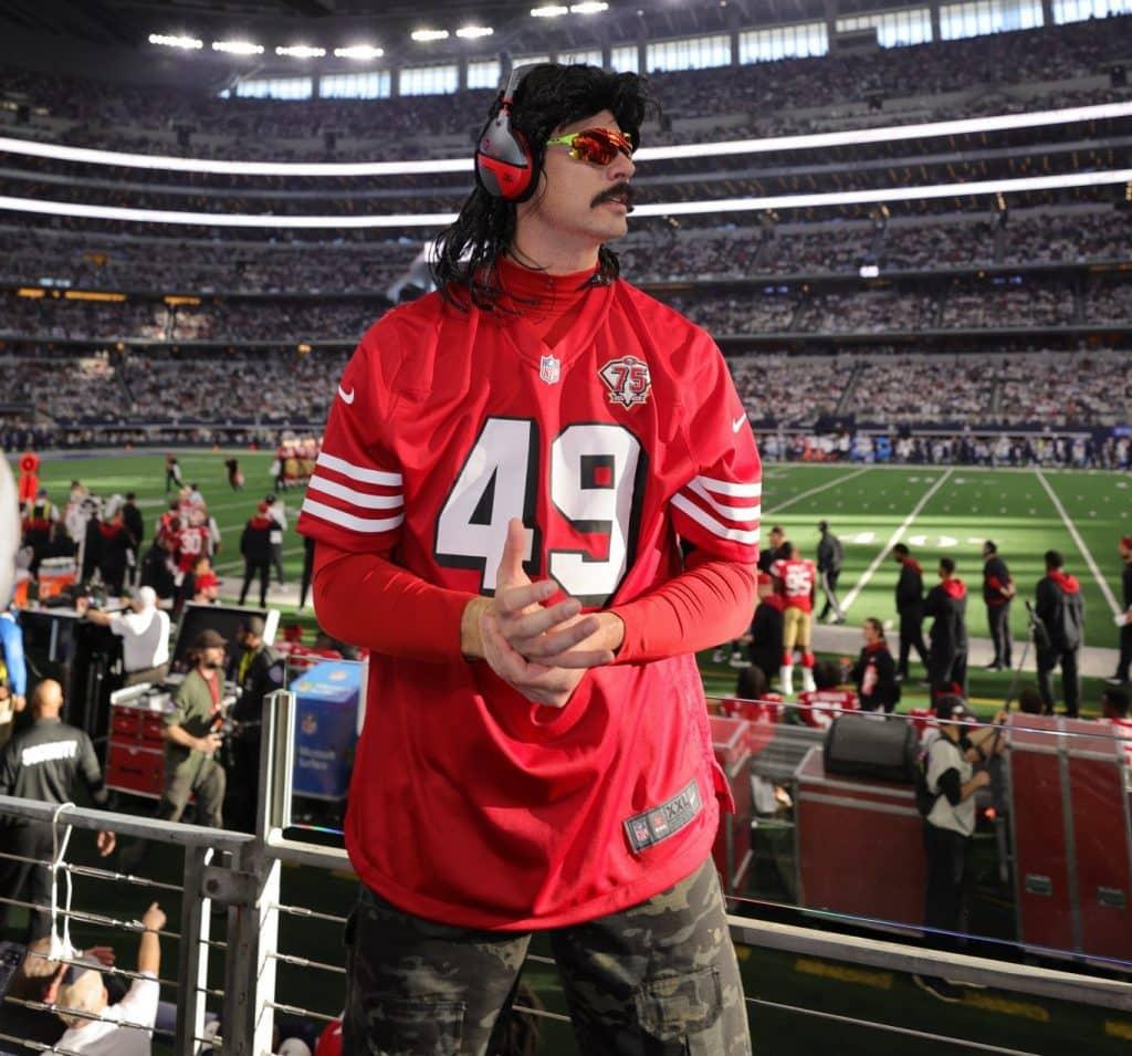 Dr Disrespect at 49ers game