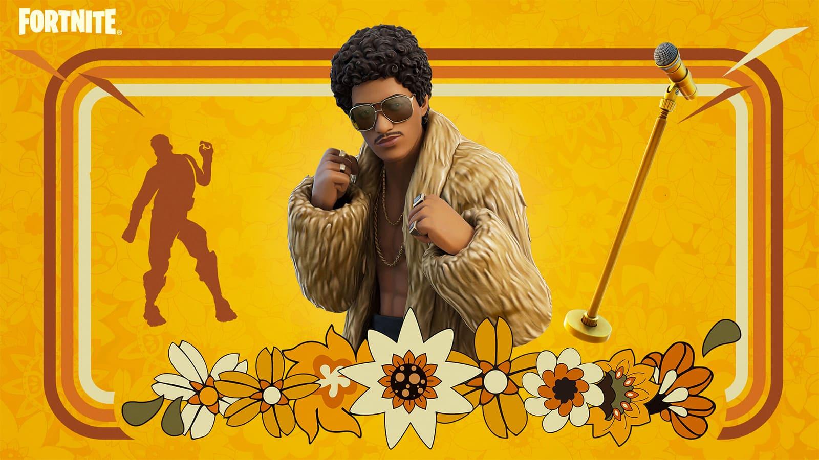 Bruno Mars skin in Fortnite