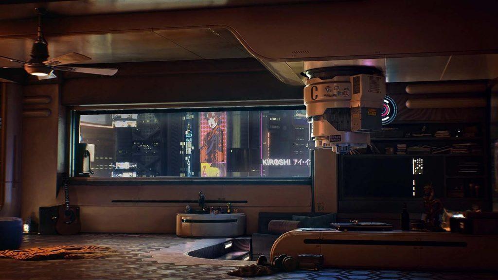 Cyberpunk 2077 V's appartment