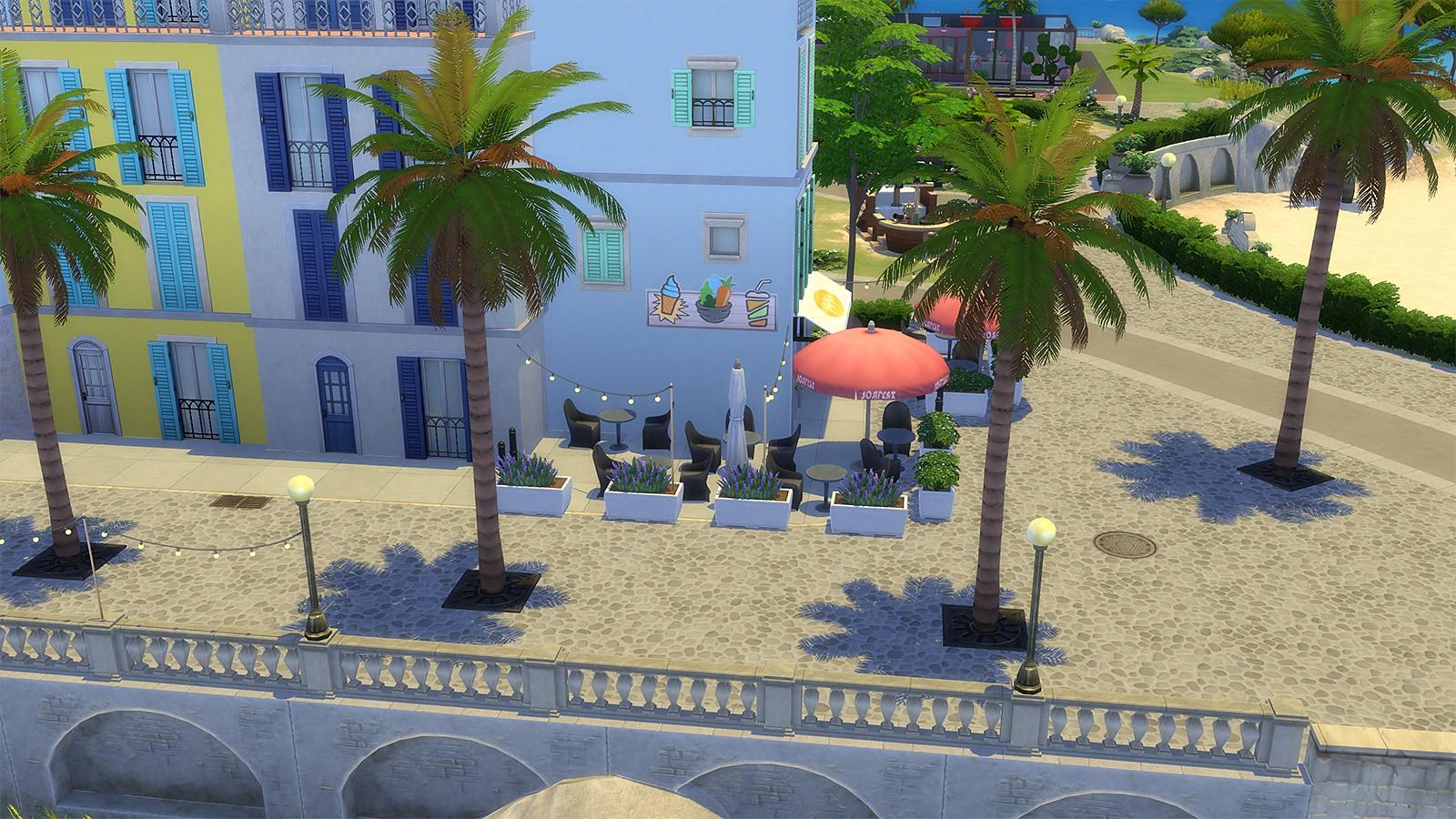 An image of Porto Luminoso in The Sims 4 world, Tartosa