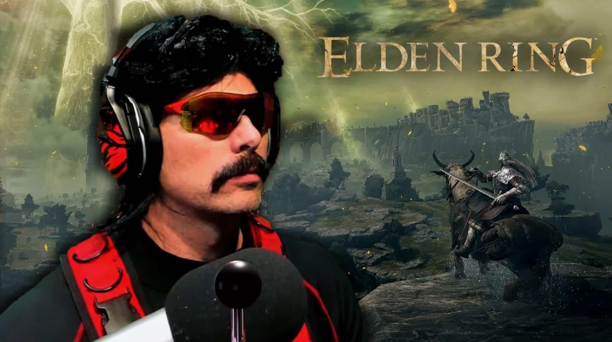 Dr Disrespect playing Elden Ring