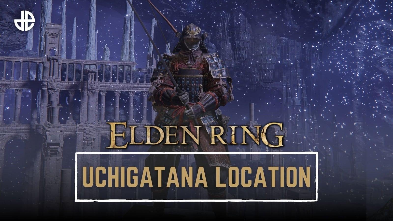 Samurai holding the Uchigatana in Elden Ring