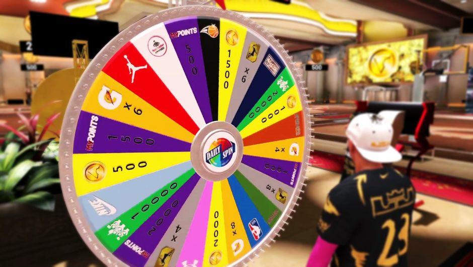 prize wheel in nba 2k