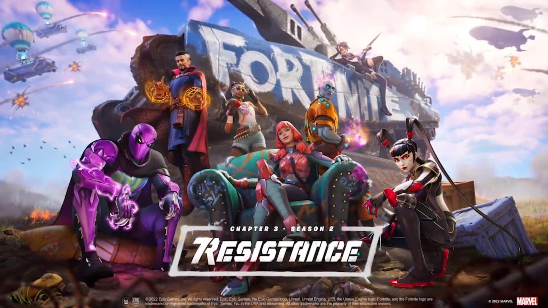 cover art for Fortnite Chapter 3 Season 2