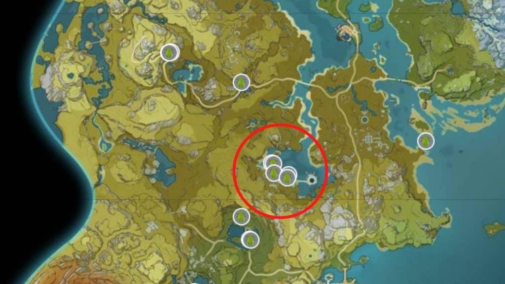 Frog location in Genshin Impact