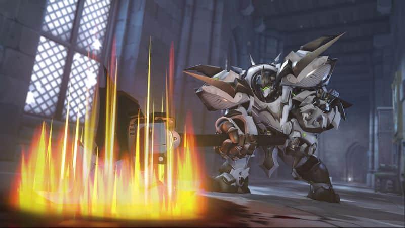 White Reinhardt skin overwatchr remix