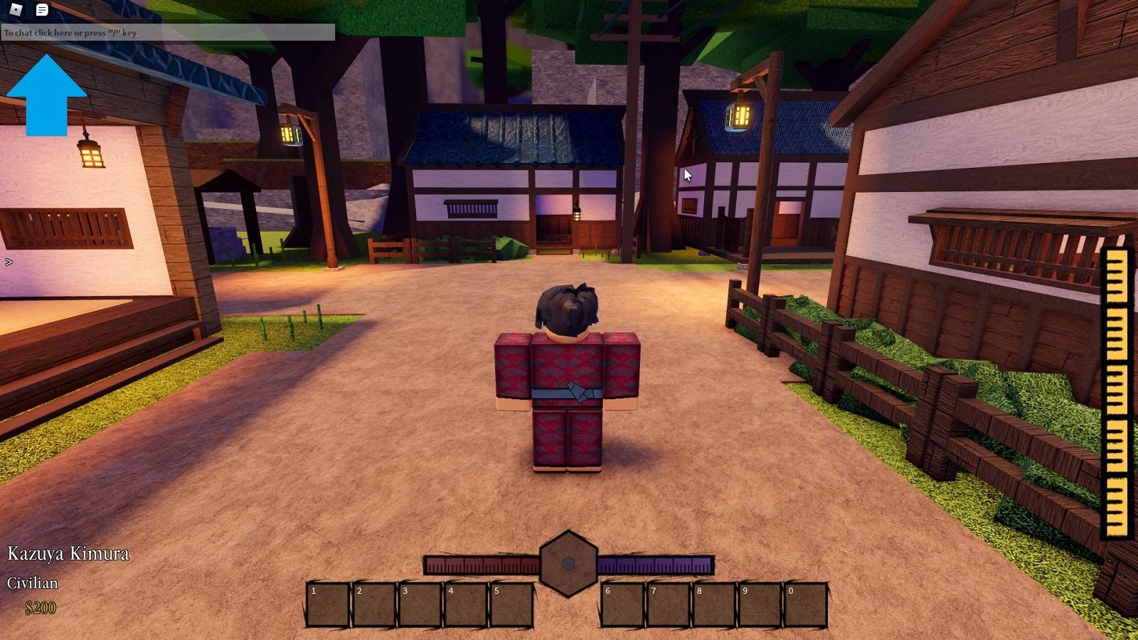 in-game screenshot from Wisteria in Roblox