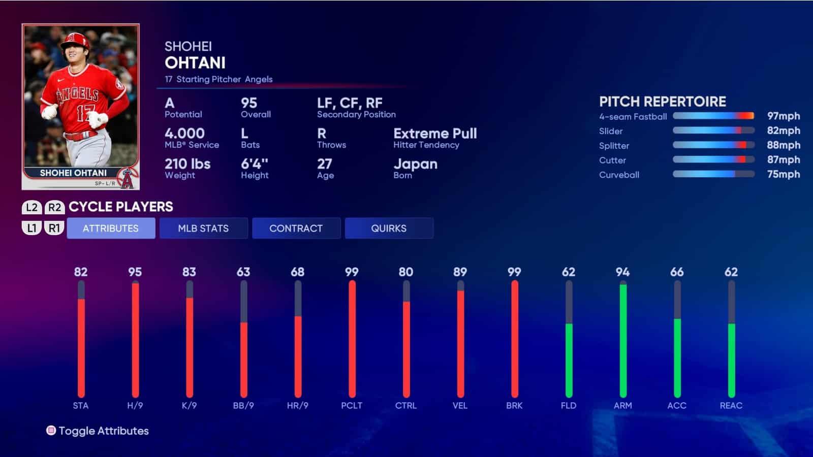 ohtani mlb the show 22