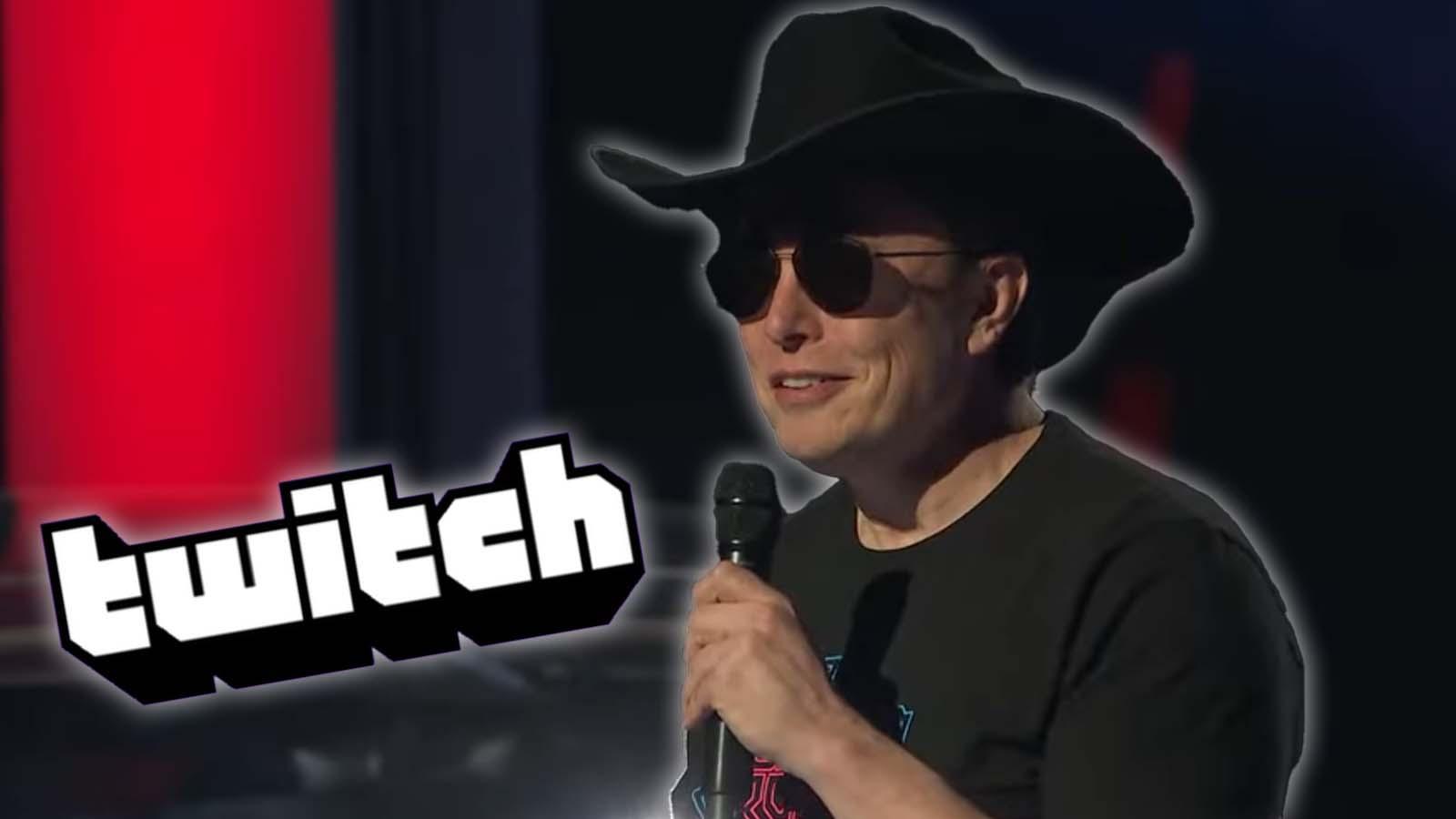 Elon Musk Twitch Cowboy Hat Bitcoin scam streams