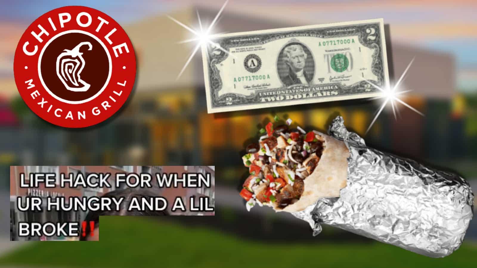 chipotle burrito money