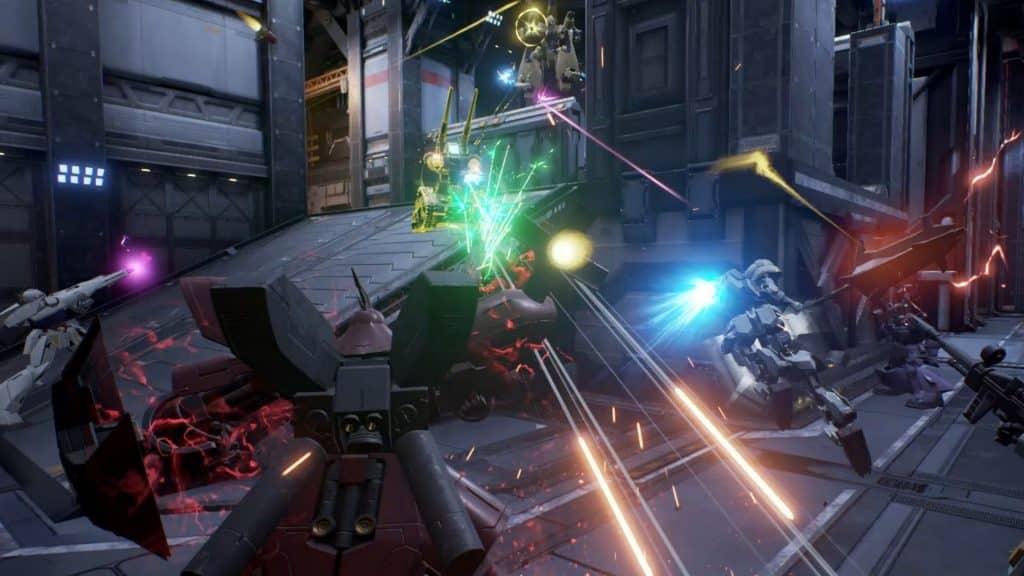 Gundam Evolution battle gameplay