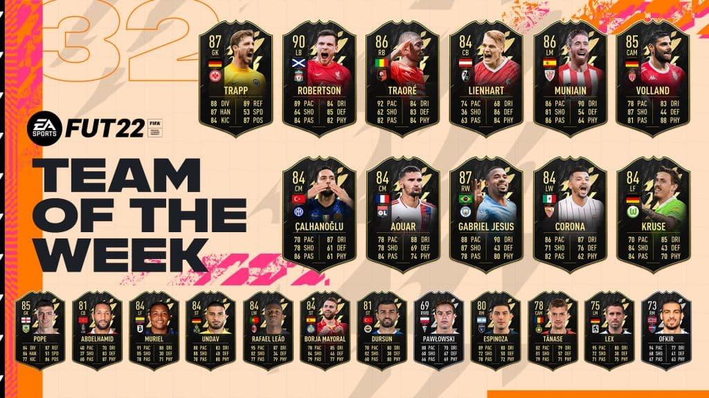 FIFA 22 Team of the Week 32