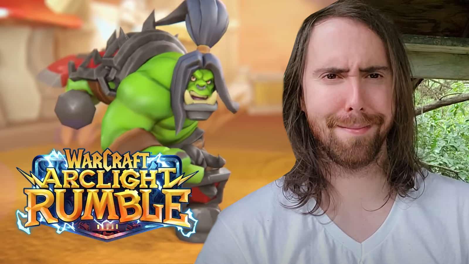 asmongold warcraft arclight rumble