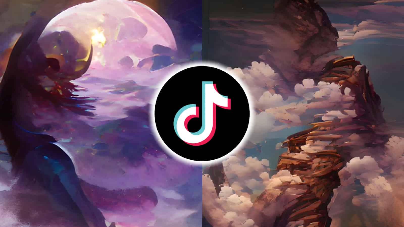 AI wallpapers on TikTok