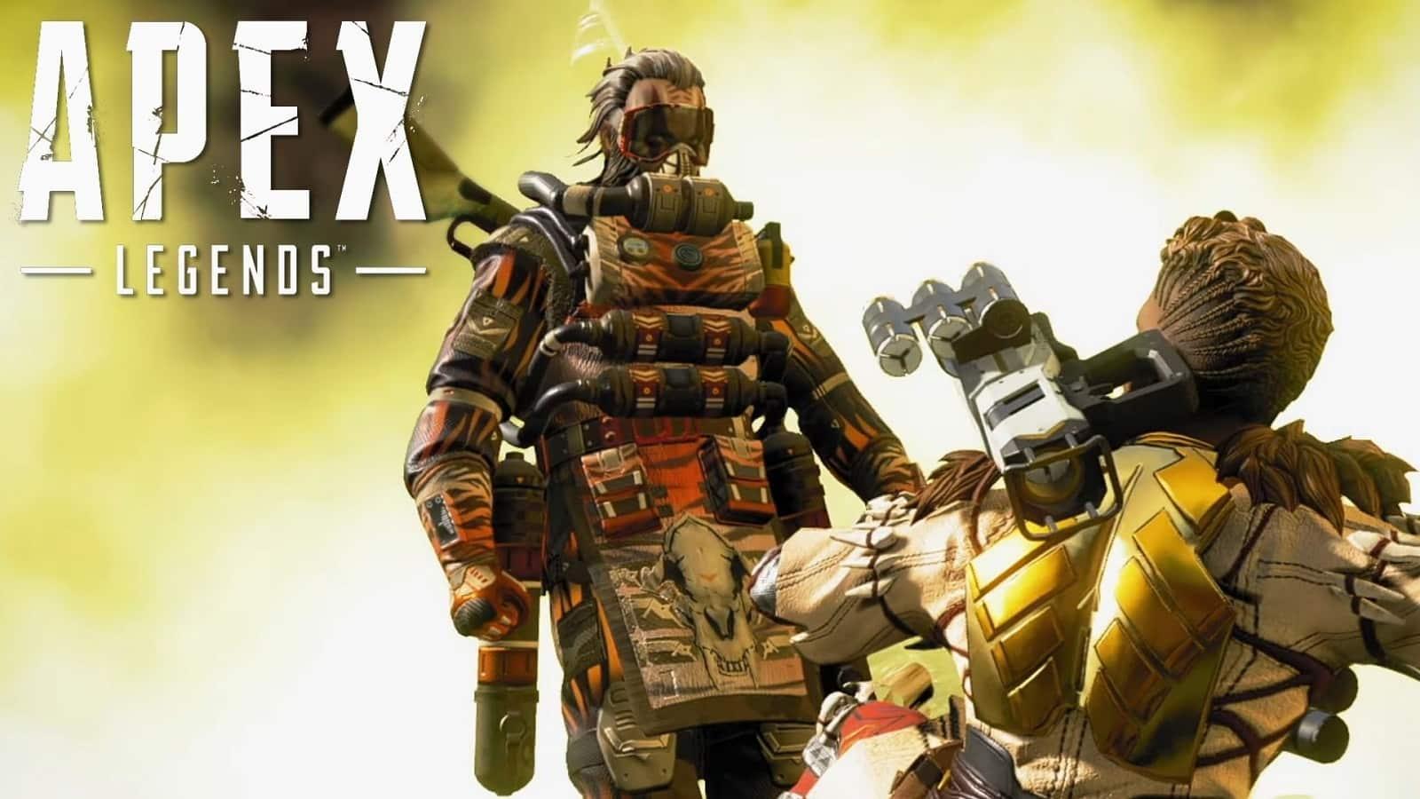 Apex Legends Caustic and Bangalore