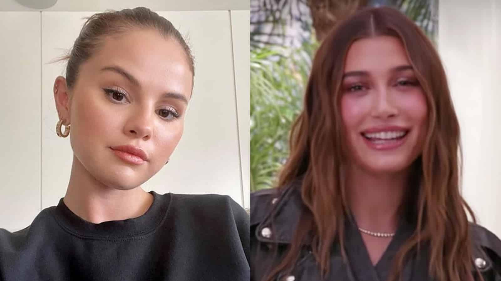 Selena Gomez and Hailey Bieber