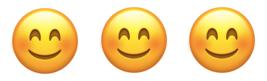 Smiley face emoji