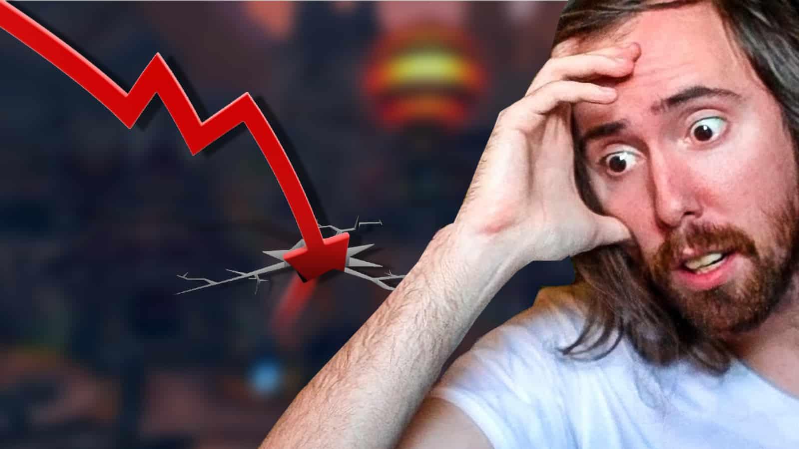 asmongold red arrow