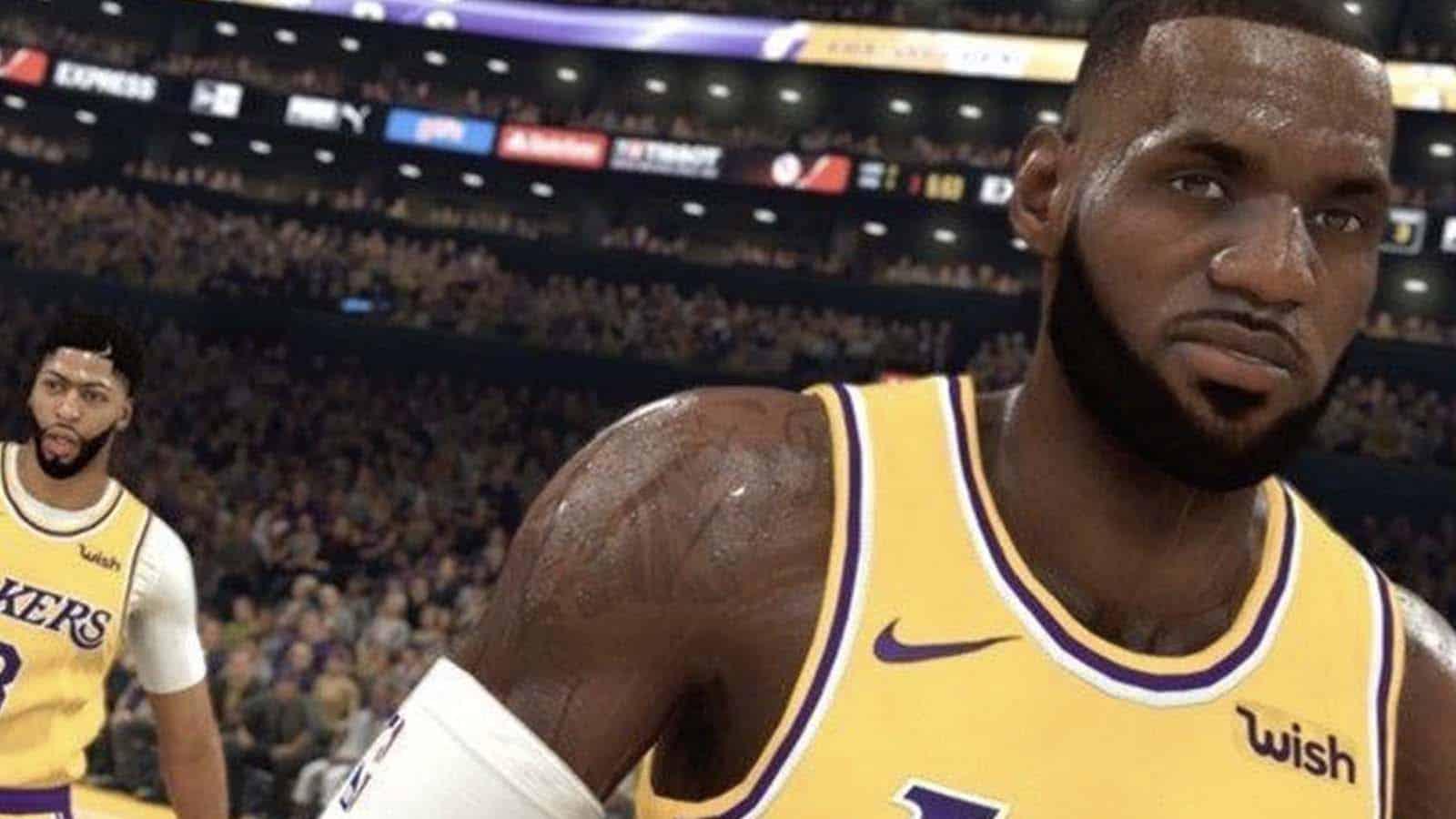 Lebron James in 2K