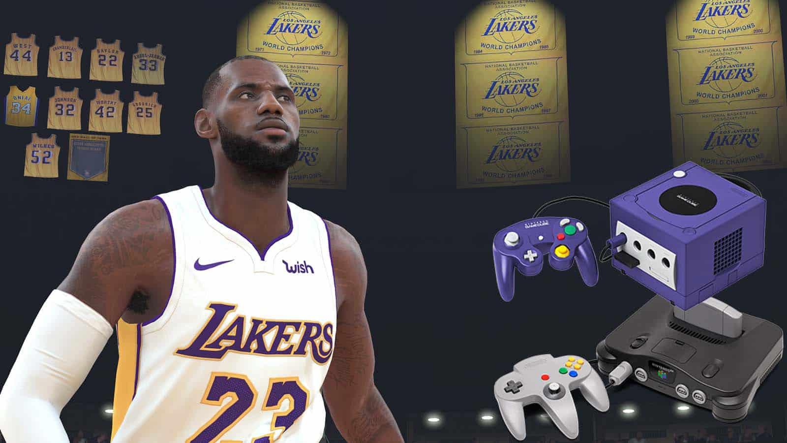 Lebron James in 2K